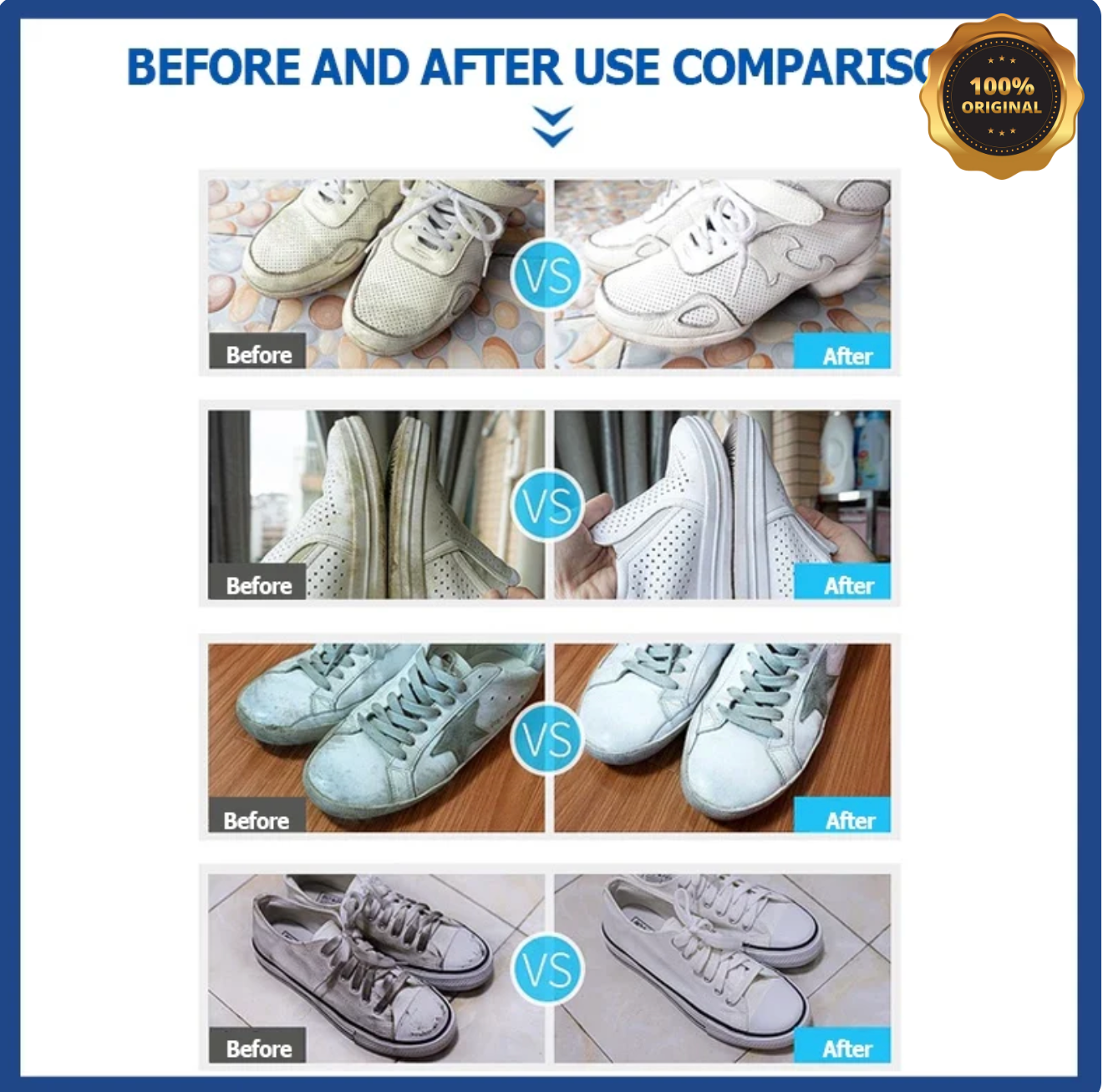 8 in 1 Colour Bleach Laundry Detergent Stain Remover ( BUY 1 GET 1 FREE )