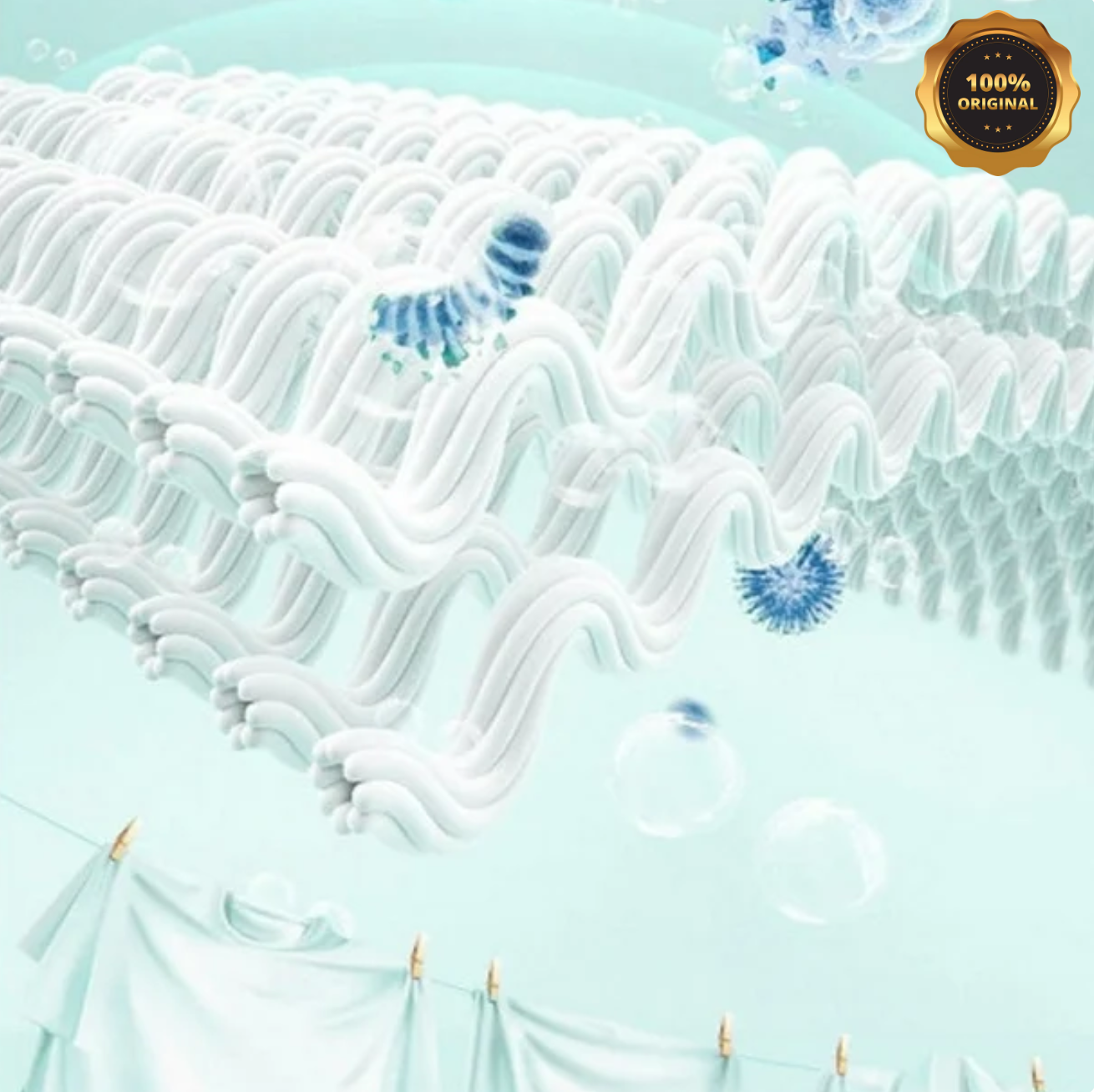 8 in 1 Colour Bleach Laundry Detergent Stain Remover ( BUY 1 GET 1 FREE )