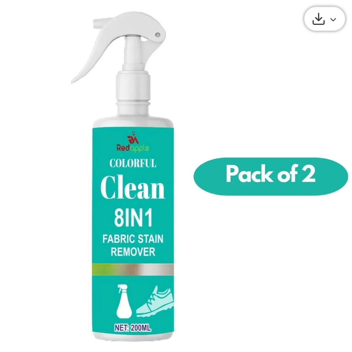 8 in 1 Colour Bleach Laundry Detergent Stain Remover ( BUY 1 GET 1 FREE )