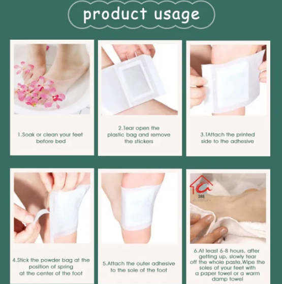 100% Merbal & Gentle Ingredient Detox Foot Pads (BUY 1 GET 1 FREE)